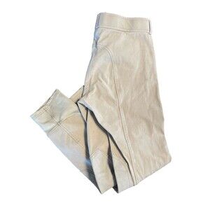 Dover Saddlery Breeches Equestrian Riding Pants Children’s Size 12 Tan Kid Girl
